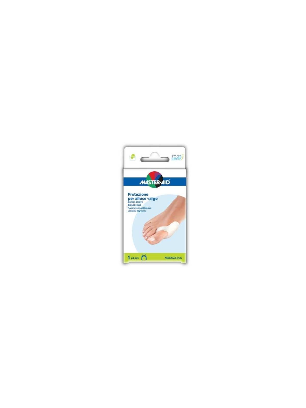 PROTEZIONE ALLUCE VALGO GEL 1 PEZZO FOOT CARE MASTER AID