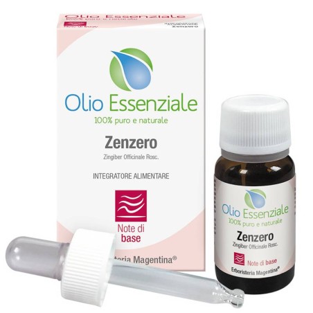 Olio Essenziale Zenzero Erboristeria Magentina 10 ml