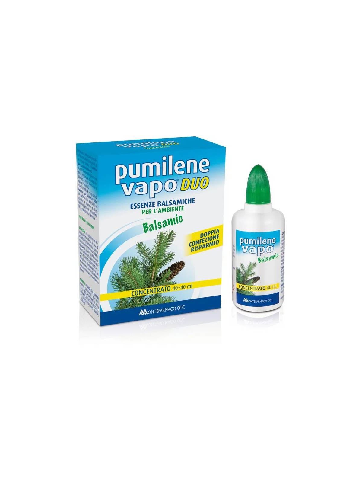 Pumilene Vapo Concentrato Duo 40 + 40 ml Essenze Balsamiche