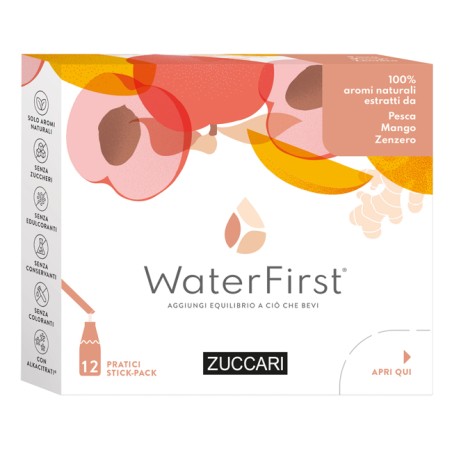 Zuccari WaterFirst Pesca Mango Zenzero 12 Stick-pack