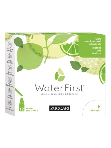 Zuccari WaterFirst Melone Lime Melissa 12 Stick-pack