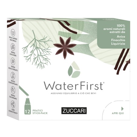 Zuccari WaterFirst Anice Finocchio Liquirizia 12 Stick-pack