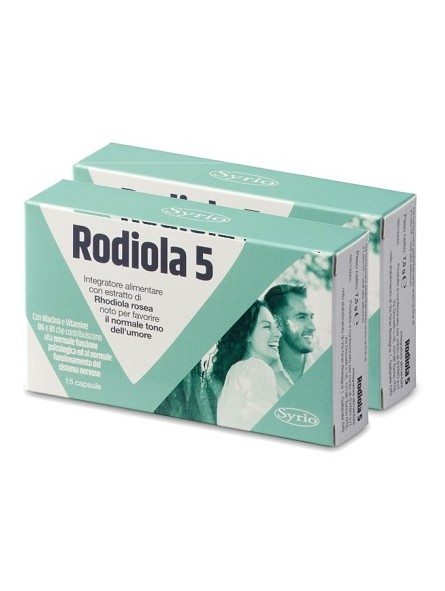 Rodiola 5 Syrio 30 Compresse Doppia Confezione