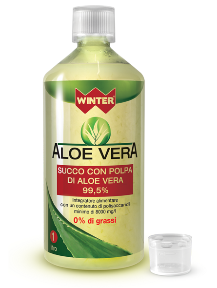 Winter Succo di Polpa di Aloe Vera 99,5% 1Litro