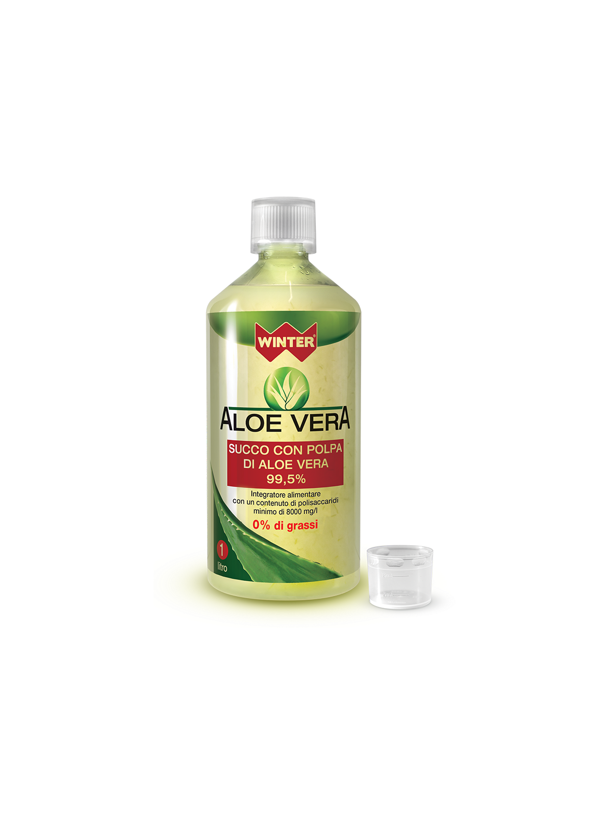 Winter Succo di Polpa di Aloe Vera 99,5% 1Litro