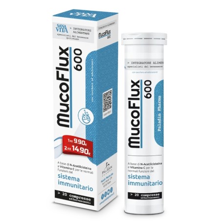 Sanavita Mucoflux 600 Integratore alimentare per il Sistema Immunitario