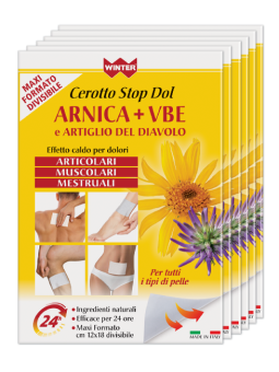 Cerotto Stop Dol Arnica + VBE e Artiglio del diavolo 6 pezzi Winter