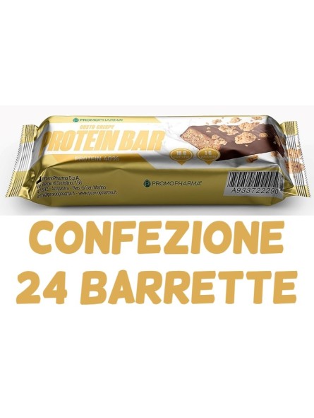 Protein Bar 40% Crispy Confezione 24 pezzi Promopharma