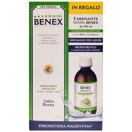 Benex Natural Gel Freddo In Regalo Benex Drenante