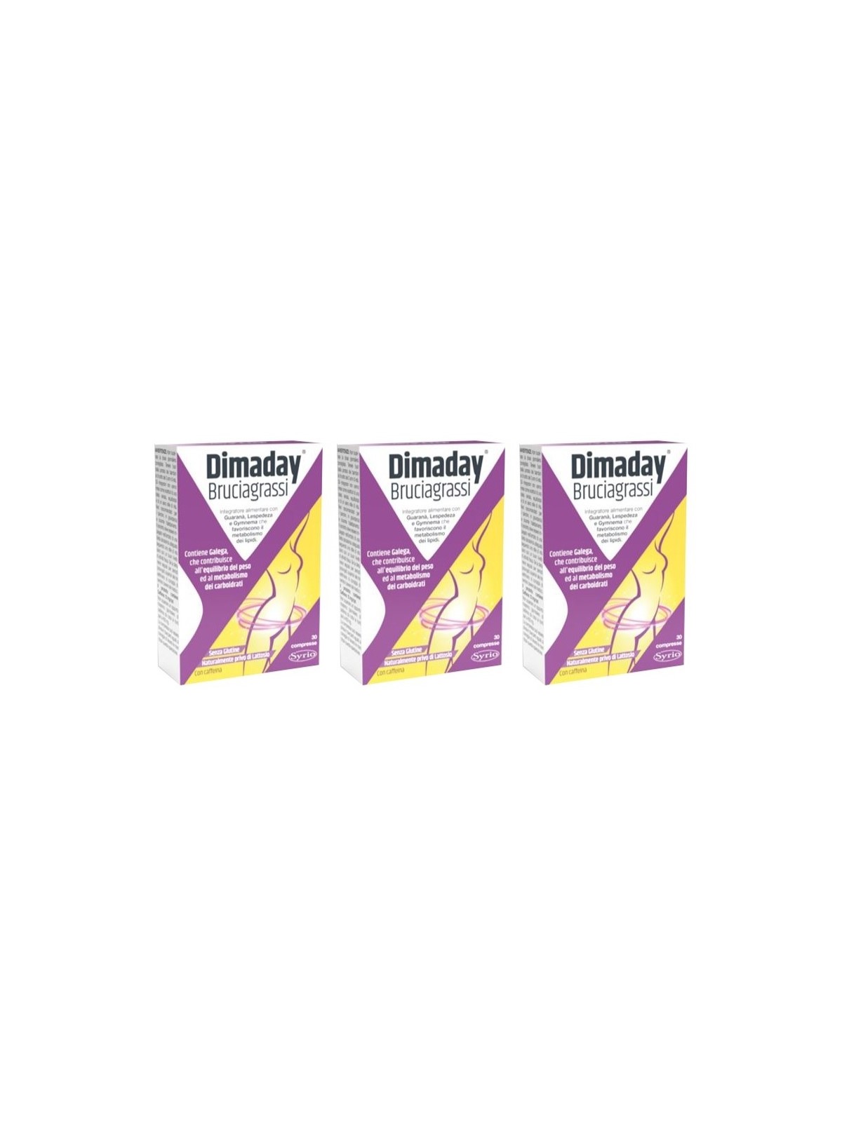 Dimaday Bruciagrassi TriPack Risparmio Syrio 90 Compresse