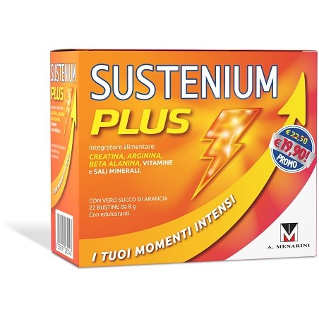 Sustenium Plus Integratore Energizzante 22 Bustine