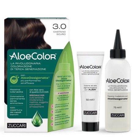 Zuccari AloeColor 3.0 Castano Scuro Colorazione Capelli