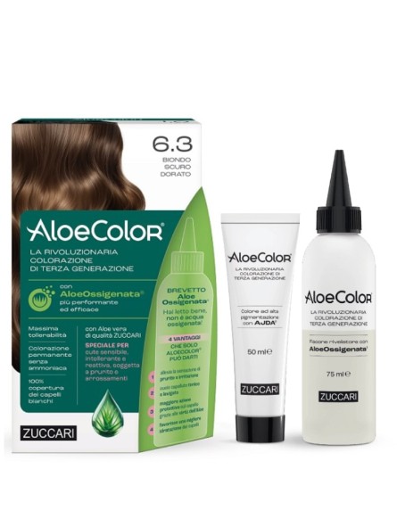 Zuccari AloeColor 6.3 Biondo Scuro Dorato Colorazione Capelli