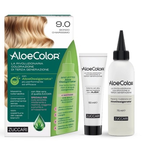 Zuccari AloeColor 9.0 Biondo Chiarissimo Colorazione Capelli