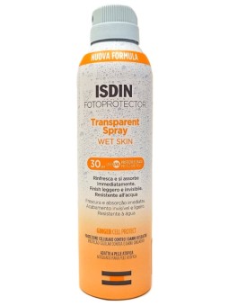 Fotoprotector ISDIN Transparent Spray Wet Skin SPF 30