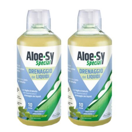 Aloe Sy Special Drenaggio dei Liquidi Bipack Syrio 2x500 ml