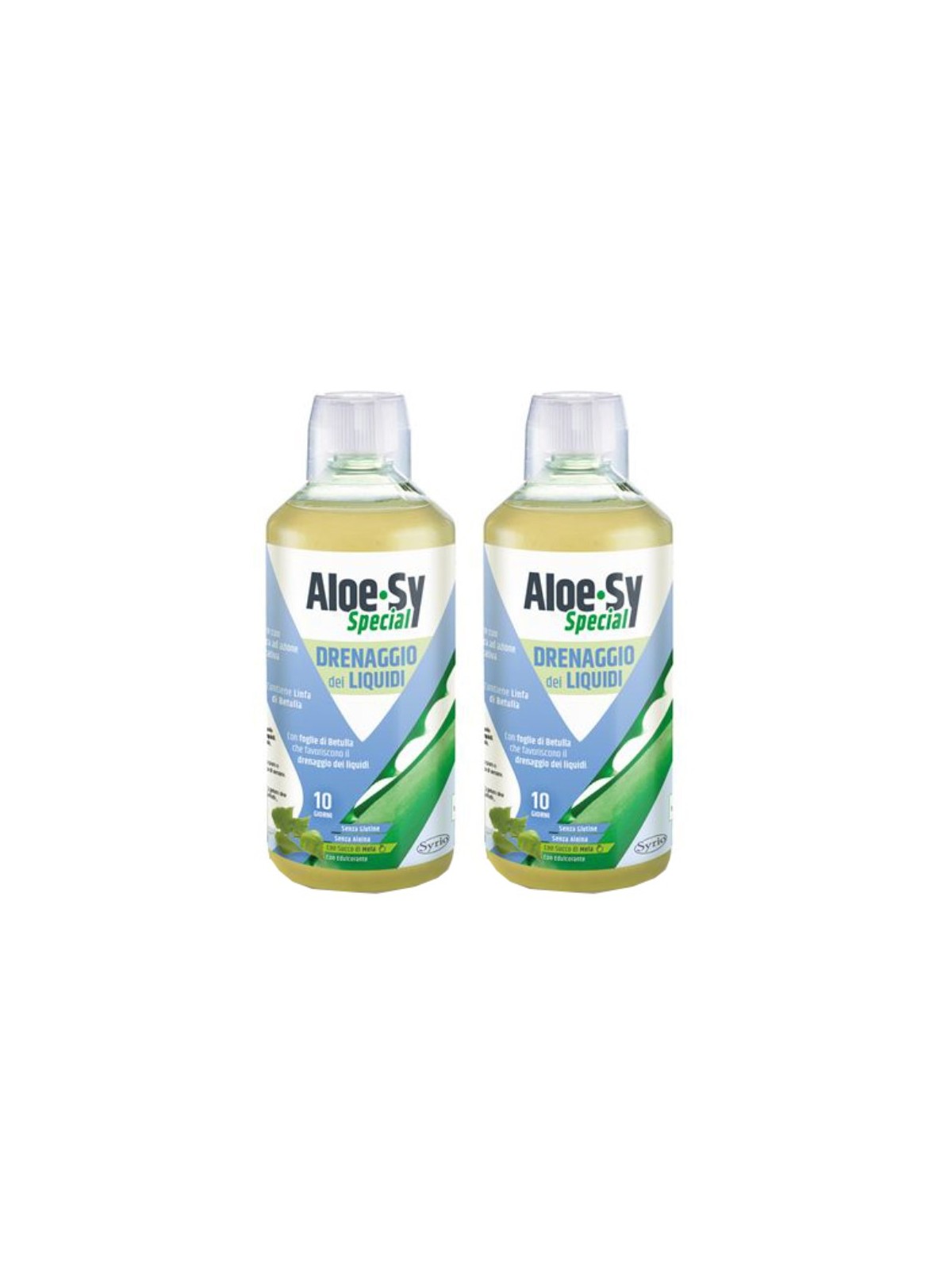 Aloe Sy Special Drenaggio dei Liquidi Bipack Syrio 2x500 ml