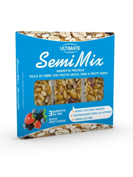 Ultimate Barretta Semimix Frutti Rossi 3 pz da 30 g