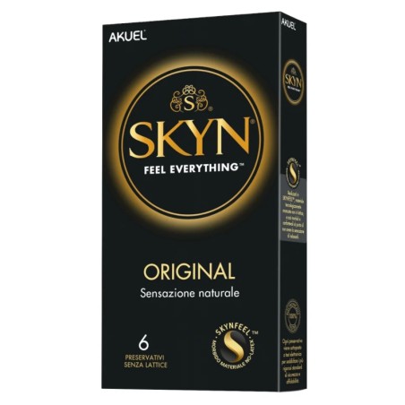 Akuel Skyn Original 6 Preservativi Senza Lattice