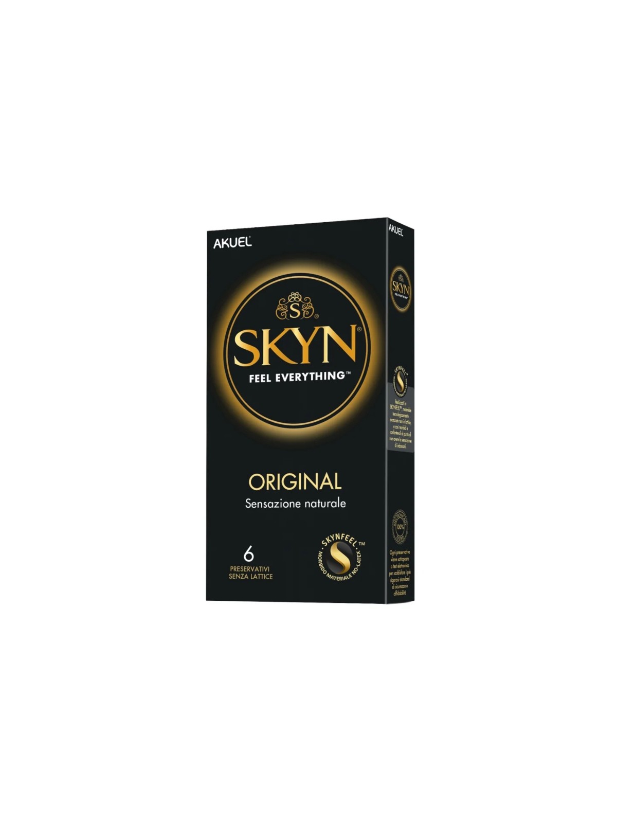 Akuel Skyn Original 6 Preservativi Senza Lattice