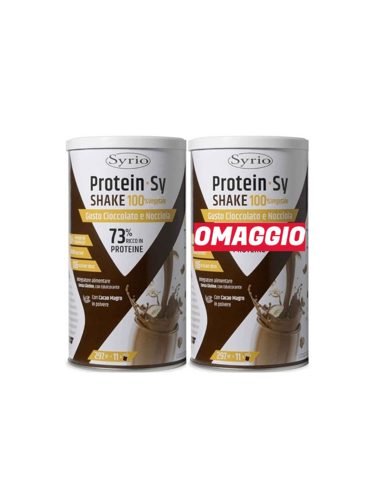 Syrio Protein Sy Shake Cioccolato e Nocciola Offerta 1 Confezione Omaggio