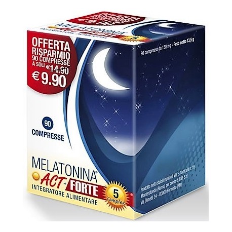 MELATONINA ACT + FORTE 5 COMPLEX 90 CPR DA 150 MG